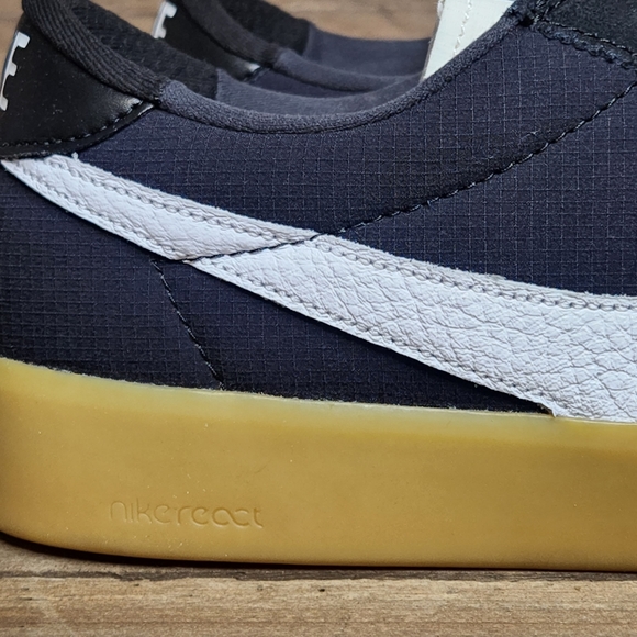 New Nike SB Bruin React Black, White & Gum Skate Shoes - Picture 4 of 12